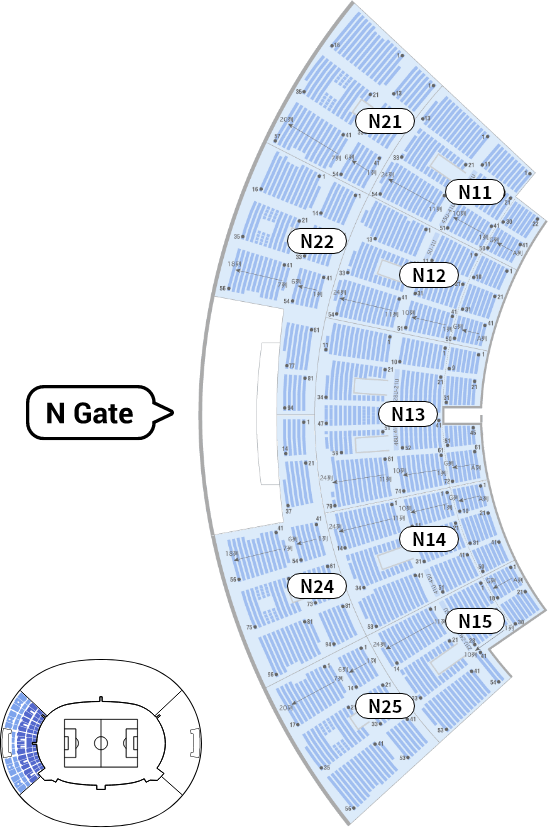 North side stand Image