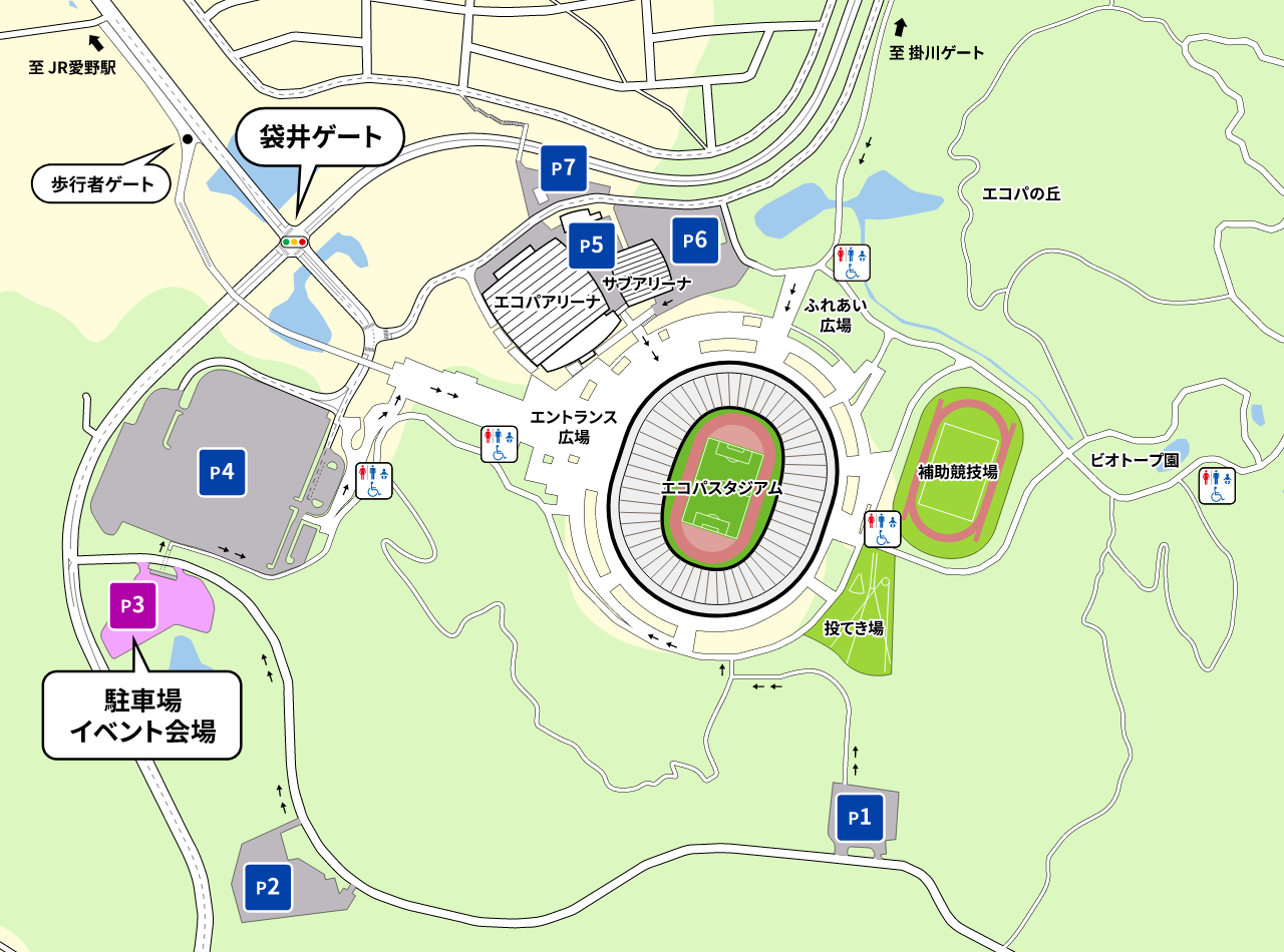 駐車場イベント会場マップ1